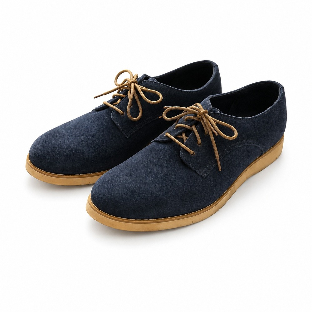 Timberland Womens Ellis Street Oxford Shoes 7.5 Navy Blue Suede Classic Preppy